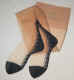 Vintage Black Foot Stockings