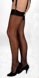 Silk Stockings with Demi Toe