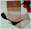 Alberts_Vintage Full Fashion Nylon Stockings with blackFoot 60G